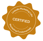 linkedin certification logo marketing fundamentals